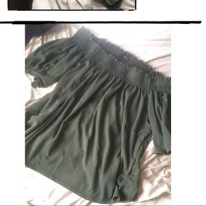 Off the shoulder blouse